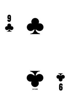 Paperback 9 Of Clubs: Poker Card 5x5 Graph Paper Notebook With .20" x .20" Squares For Work, Home Or School. 6 x 9 Notepad Journal For Math, Book