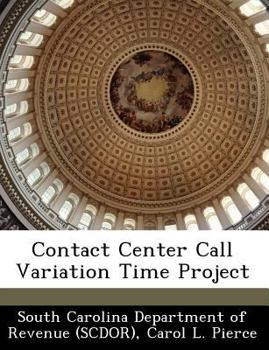 Paperback Contact Center Call Variation Time Project Book