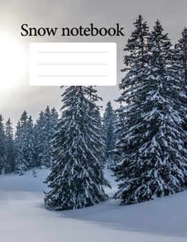 Paperback Snow notebook Book