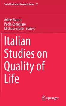 Hardcover Italian Studies on Quality of Life Book