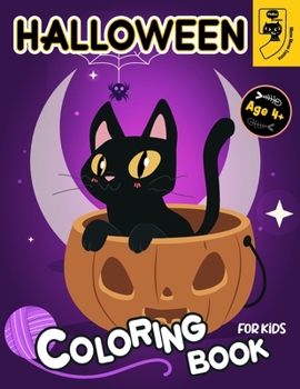 Paperback Halloween Coloring Book for Kids: Cute Horror Spooky Chibi Coloring Pages for Kids, Toddler Book