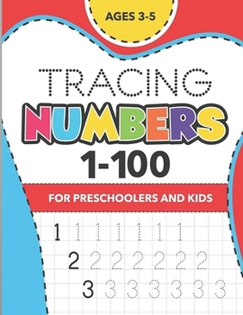 Paperback Tracing Numbers Book for Preschoolers and Kids: Ages 3-5 Book