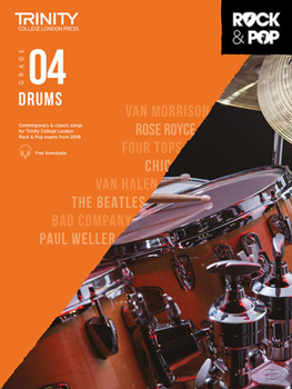 Paperback Trinity Rock & Pop 2018 Drums: Grade 4 Book