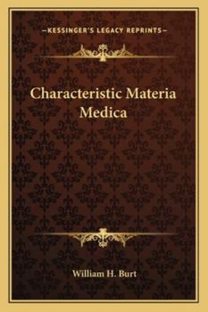 Paperback Characteristic Materia Medica Book