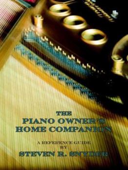 Paperback The Piano Owner's Home Companion Book