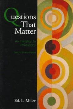 Paperback Questions That Matter: An Invitation to Philosophy, Brief Version Book