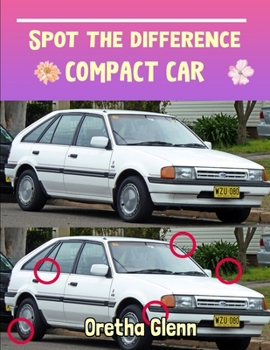 Paperback Spot the difference compact car: Picture puzzles for adults Can You Really Find All the Differences? Book