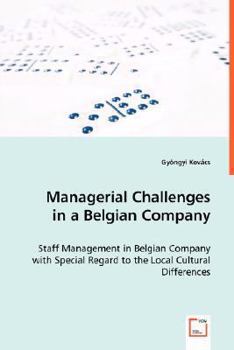 Paperback Managerial Challenges in a Belgian Company Book