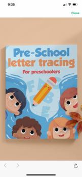 Paperback Pre-School Letter Tracing For Preschoolers (Large 8.5 x 11 inches, Pages 66) (Author C. Jordan's Children's Activity Book Series) Book