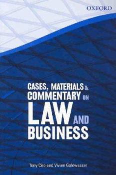 Paperback Cases, Materials & Commentary on Law and Business Book