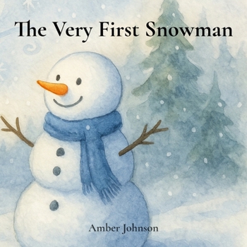 Paperback The Very First Snowman [Large Print] Book