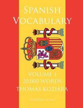 Paperback Spanish Vocabulary Book
