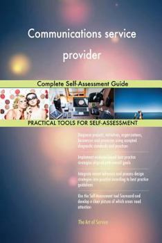 Paperback Communications service provider Complete Self-Assessment Guide Book