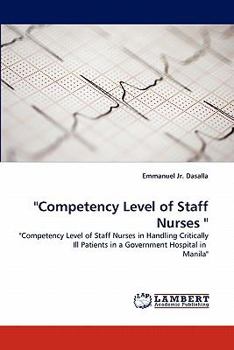 Paperback "Competency Level of Staff Nurses " Book