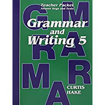 Paperback Saxon Grammar & Writing Grade 5 Teacher Packet Book