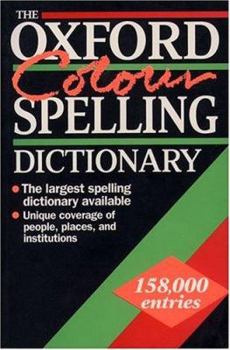 Paperback The Oxford Colour Spelling Dictionary Book