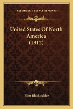 Paperback United States Of North America (1912) Book