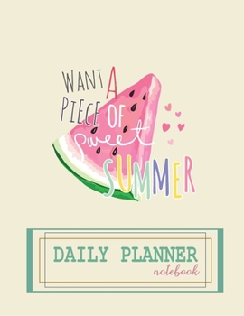 Notebook: Daily planner notebook with  cute cover and daily planner pages, Extra large (8.5 x 11) inches, 110 pages, planner notebooks (Planner books)