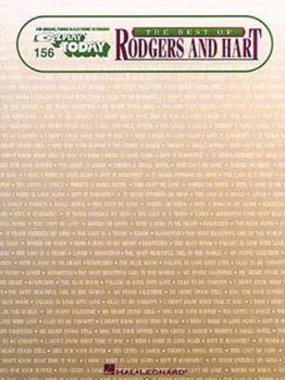 Paperback Best of Rodgers & Hart: E-Z Play Today Volume 156 Book
