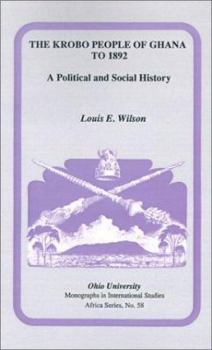 Paperback The Krobo People of Ghana to 1892: A Political and Social History Book