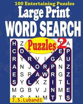 Paperback Large Print WORD SEARCH Puzzles 2 [Large Print] Book
