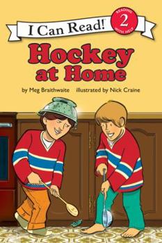 Paperback I Can Read Hockey Stories: Hockey at Home Book