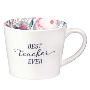 Misc. Mug Ceramic Best Teacher Ever Book
