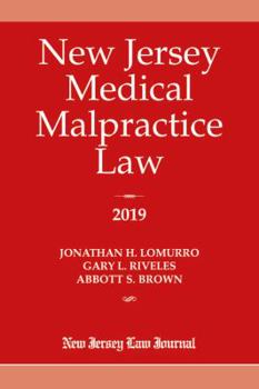 Paperback New Jersey Medical Malpractice Law 2019 Book
