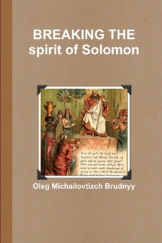 Paperback BREAKING THE spirit of Solomon Book