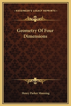 Hardcover Geometry Of Four Dimensions Book