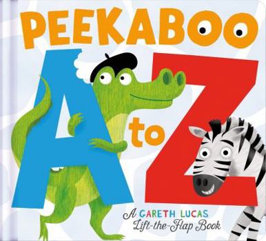 Hardcover Peekaboo A to Z: An alphabet book with bite! Book