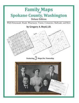 Paperback Family Maps of Spokane County, Washington Book