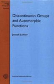 Paperback Discontinuous Groups and Automorphic Functions Book
