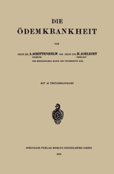 Paperback Die Ödemkrankheit [German] Book