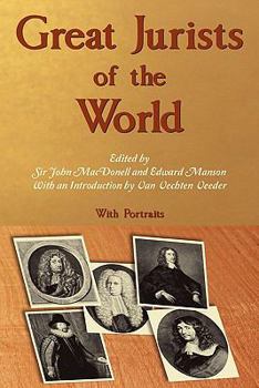 Paperback Great Jurists of the World Book