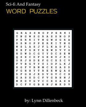 Paperback Sci-fi and Fantasy Word Puzzles Book