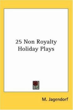 Paperback 25 Non Royalty Holiday Plays Book