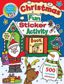 Paperback Christmas Fun Sticker Activity Book: The Wonderful World of Simon Abbott Book