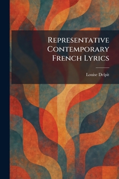 Paperback Representative Contemporary French Lyrics Book