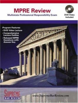 Paperback Supreme Bar Review MPRE Review, Revised Edition (Book & DVD) Book