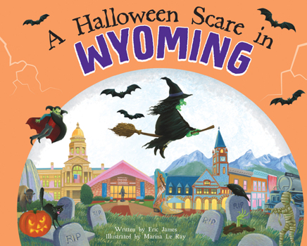 Hardcover A Halloween Scare in Wyoming Book