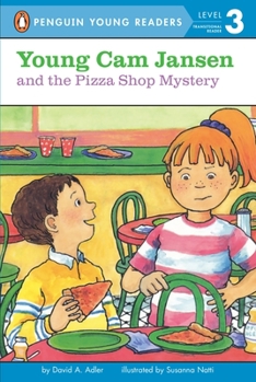Mass Market Paperback Young CAM Jansen and the Pizza Shop Mystery Book