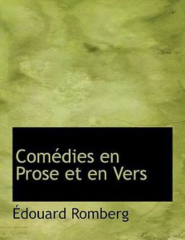 Hardcover Com Dies En Prose Et En Vers Book