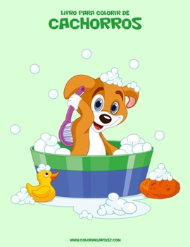 Paperback Livro para Colorir de Cachorros 1 [Portuguese] Book