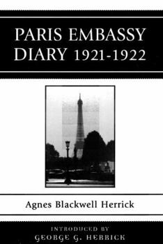 Paperback Paris Embassy Diary 1921d1922 Book