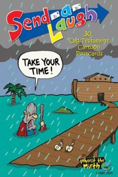 Spiral-bound 30 Old Testament Cartoon Postcards Book