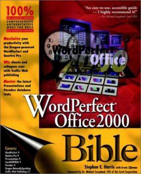 Paperback WordPerfect? Office 2000 Bible Book