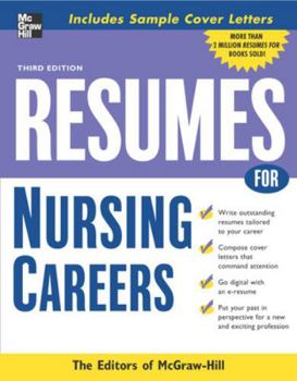 Paperback Resumes for Nursing Careers Book