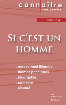 Paperback Fiche de lecture Si c'est un homme de Primo Levi (Analyse littéraire de référence et résumé complet) [French] Book