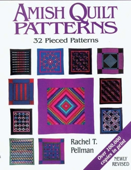 Paperback Amish Quilt Patterns: 32 Pieced Patterns Book